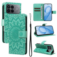 Funda de cuero tipo libro con estampado de g...
