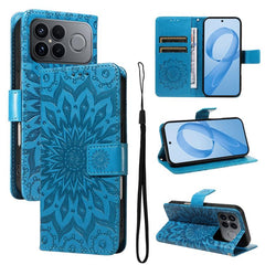 Funda de cuero tipo libro con estampado de g...