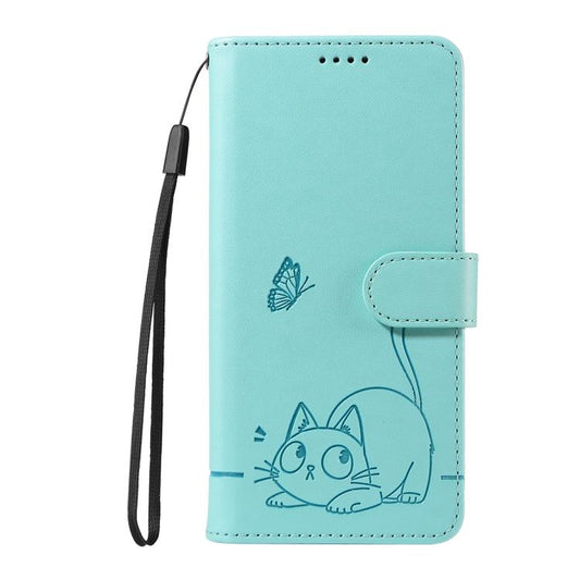 Adorable funda de cuero para teléfono con es...