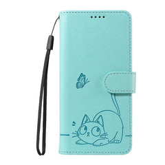 Adorable funda de cuero para teléfono con es...