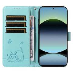 Adorable funda de cuero para teléfono con es...