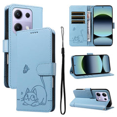 Adorable funda de cuero para teléfono con es...