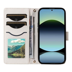 Funda para teléfono de cuero con tres ranura...