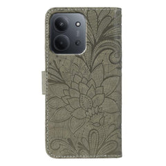Funda de cuero tipo libro con relieve de flo...