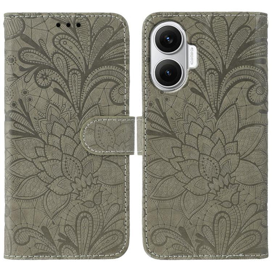 Funda de cuero tipo libro con relieve de flo...