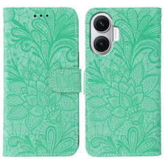 Funda de cuero tipo libro con relieve de flo...