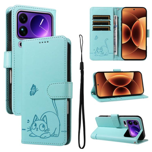Adorable funda de cuero para teléfono con es...