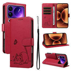 Adorable funda de cuero para teléfono con es...