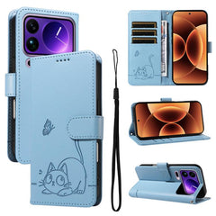 Adorable funda de cuero para teléfono con es...