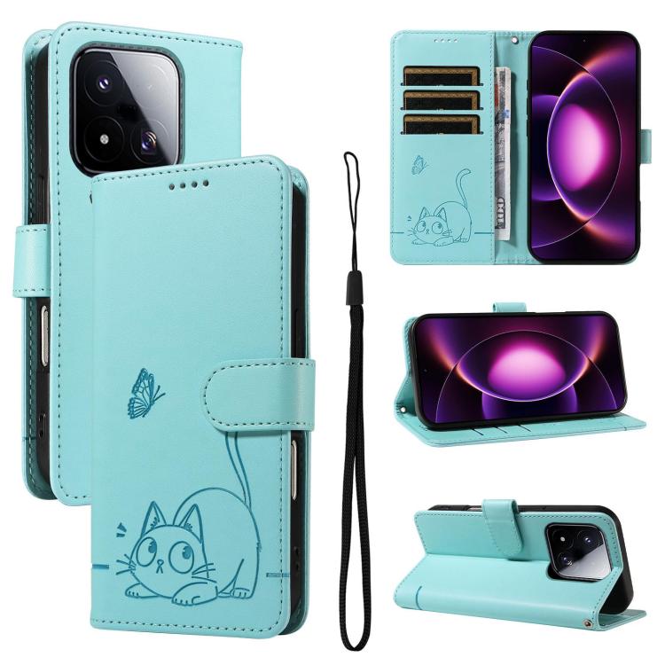 Adorable funda de cuero para teléfono con es...