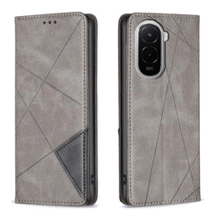 Funda magnética de cuero con textura de romb...