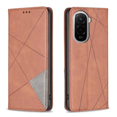 Funda magnética de cuero con textura de romb...