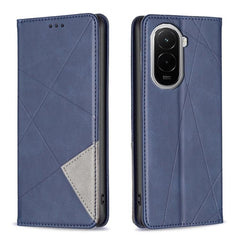 Funda magnética de cuero con textura de romb...