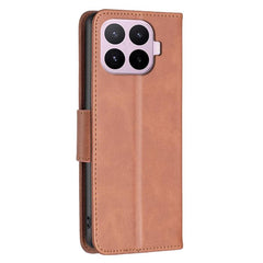 Funda para teléfono plegable de cuero de col...