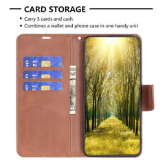 Funda para teléfono plegable de cuero de col...