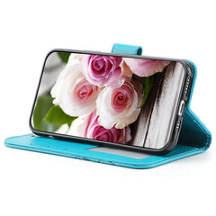 Funda de teléfono de piel con relieve de mar...
