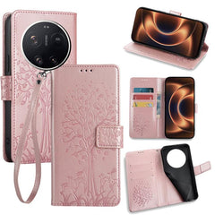 Funda de teléfono de cuero con relieve de ár...