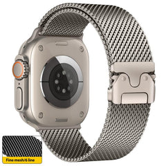Correa de reloj de acero inoxidable con mall...