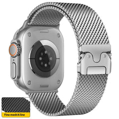 Correa de reloj de acero inoxidable con mall...