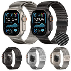 Correa de reloj de acero inoxidable con mall...