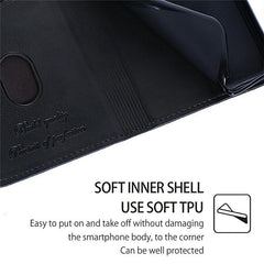 Funda magnética para teléfono de cuero con t...