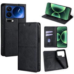 Funda magnética para teléfono de cuero con t...
