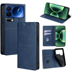 Funda magnética para teléfono de cuero con t...