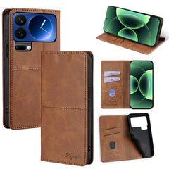 Funda magnética para teléfono de cuero con t...