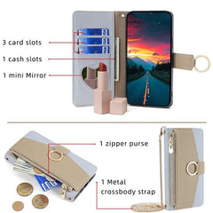 Funda para teléfono de piel con textura de l...
