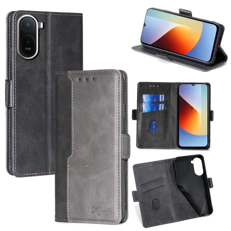 Funda de cuero para teléfono con hebilla lat...