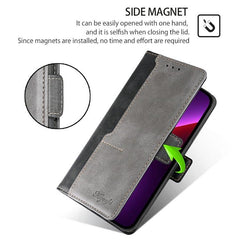 Funda de cuero para teléfono con hebilla lat...