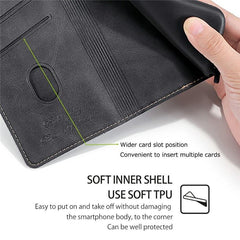 Funda de cuero para teléfono con hebilla lat...