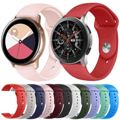 xDfind Pure Color Silicone Watch Band, 20mm
