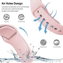 xDfind Pure Color Silicone Watch Band, 20mm
