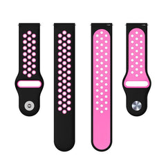 xDfind Two-color Silicone Watch Band, 20mm