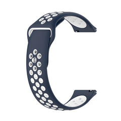 xDfind Two-color Silicone Watch Band, 20mm