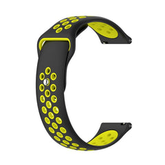xDfind Two-color Silicone Watch Band, 22mm