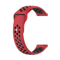 xDfind Two-color Silicone Watch Band, 22mm