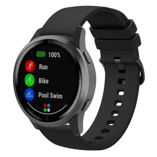 xDfind Flat Pure Color Silicone Watch Band  ...