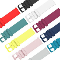 Correa de reloj de silicona plana de color p...