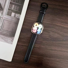 xDfind Round Buckle Leather Watch Band      ...