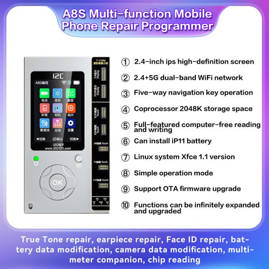 i2C A8S Multi-function Phone Repair Programm...