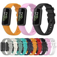 For Fitbit Inspire 3 xDfind Solid Color Sili...