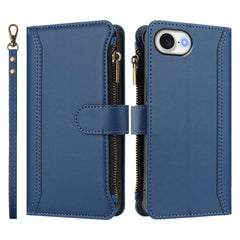 Magnetic Closure 9 Card Slots Zipper Leather...