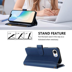 Magnetic Closure 9 Card Slots Zipper Leather...