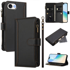 Magnetic Closure 9 Card Slots Zipper Leather...