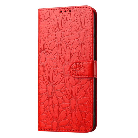 Funda de teléfono de cuero con relieve de ma...
