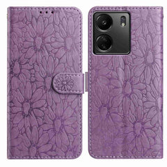 Funda de teléfono de cuero con relieve de ma...