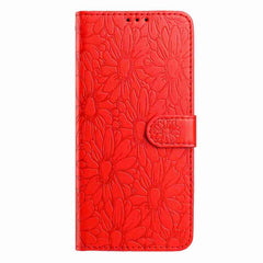 Funda de teléfono de cuero con relieve de ma...