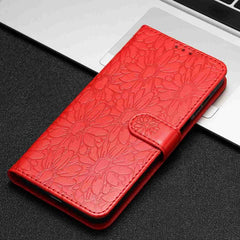 Funda de teléfono de cuero con relieve de ma...